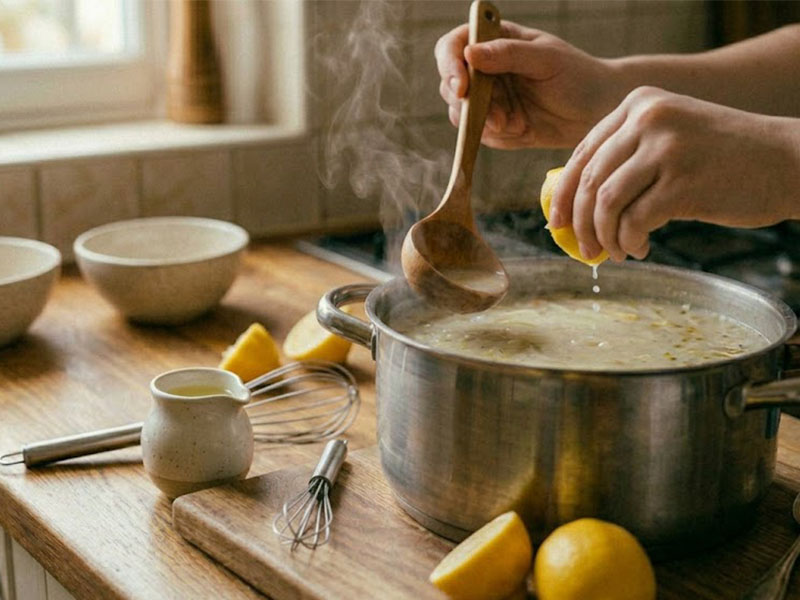 Limon veya Sirke Sonradan Ekleyin