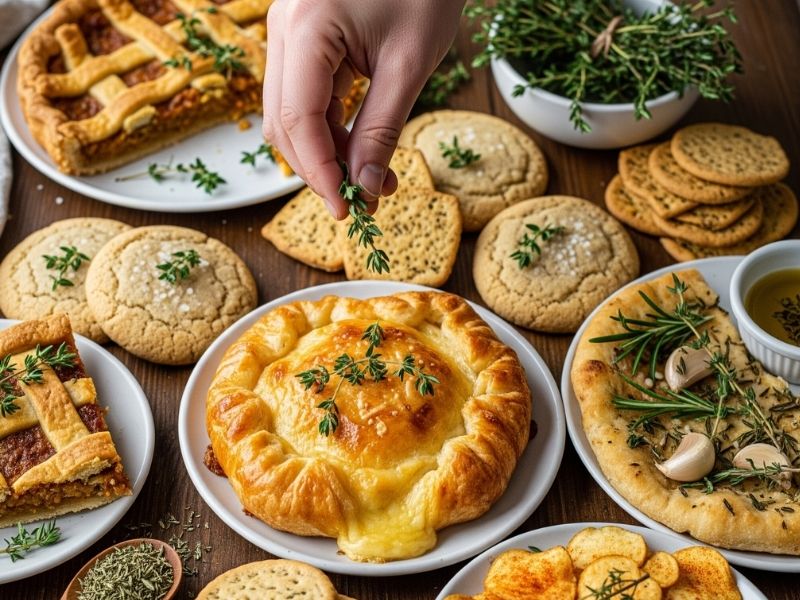 Hamur İşleri ve Atıştırmalıklarda Kekik