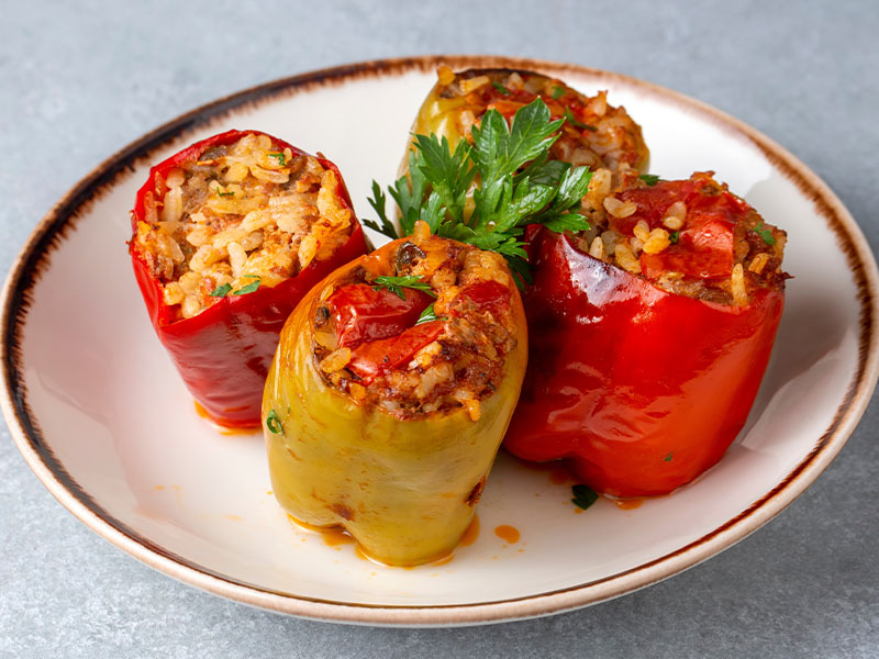 etli biber dolması