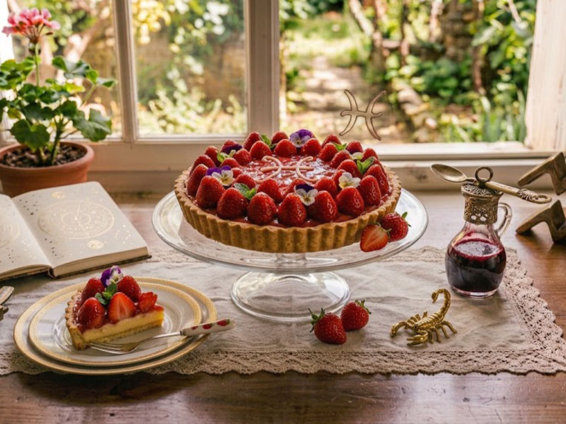 Balık Burcu – Çilekli Tart