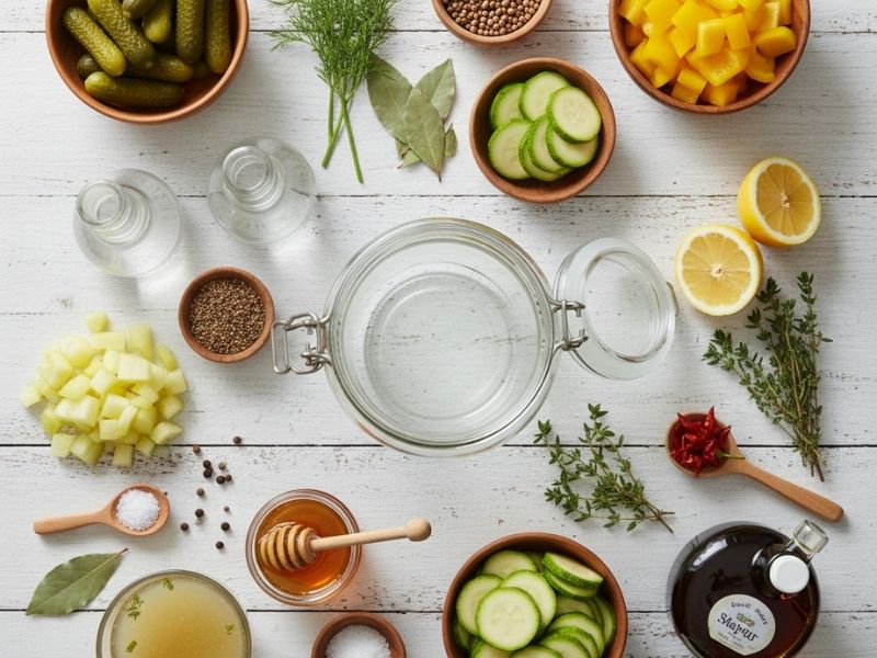 Karışık Kaşık Turşu Malzemeler İçin Alternatif Öneriler