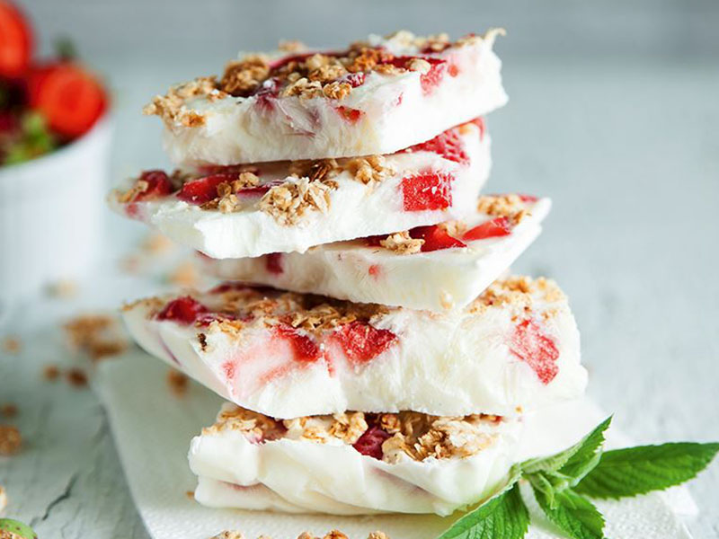 Meyveli Yoğurt Barları (Dondurulmuş Atıştırmalık)