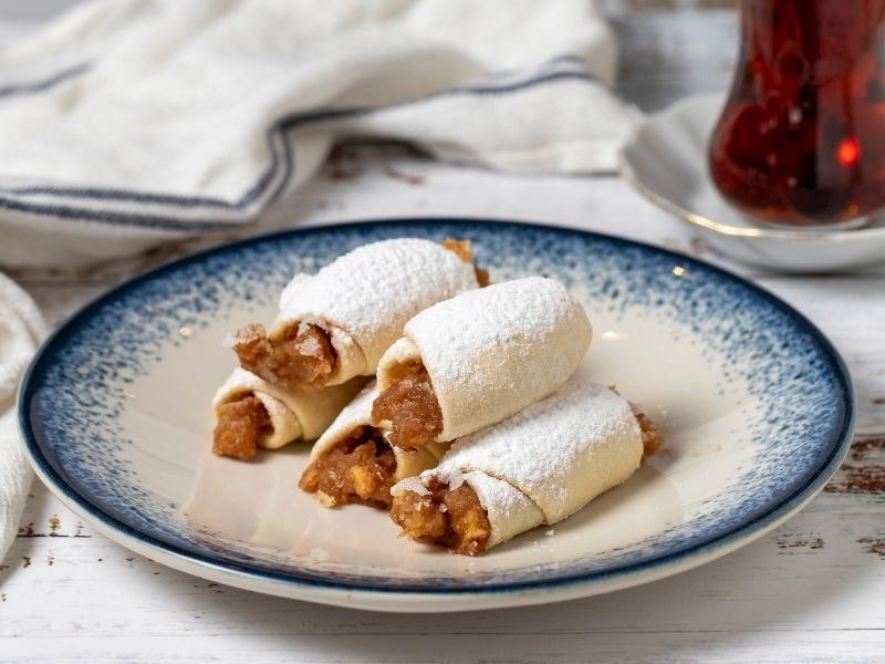 kıyır kıyır elmalı kurabiye