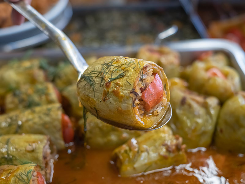 Kıymalı Kabak Dolması