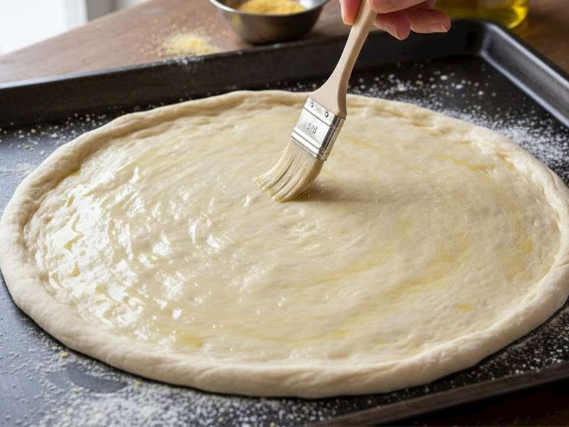 Uzun süre mayalanan pizza hamurunda lezzet belirgin şekilde artar