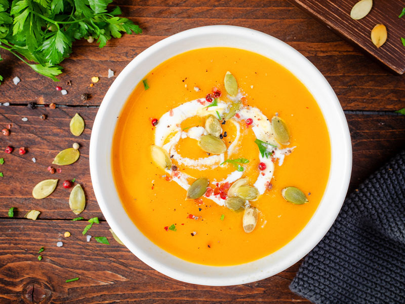 Balkabağı çorbasına yoğurt konur mu?