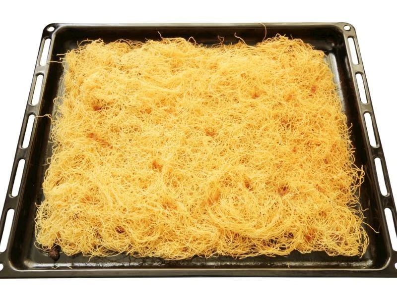 Kadayıf katı için: