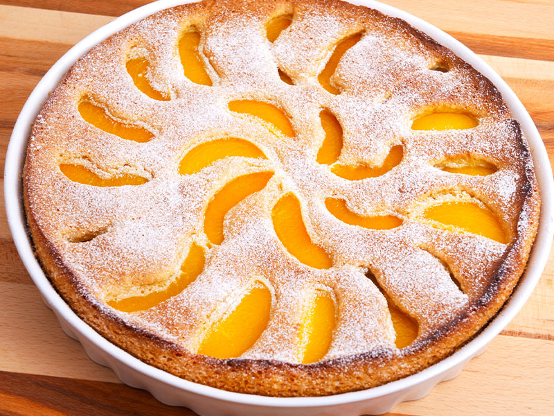 Şeftalileri ön pişirin (opsiyonel)