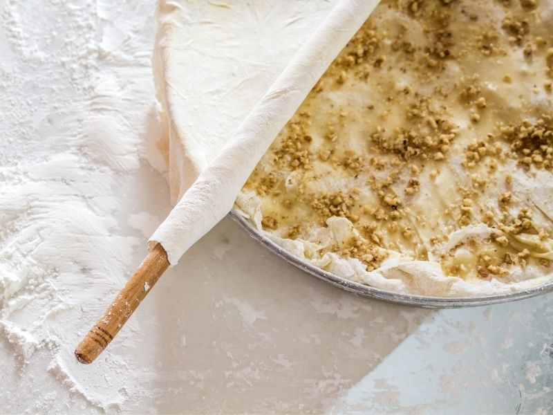 baklava yapımı