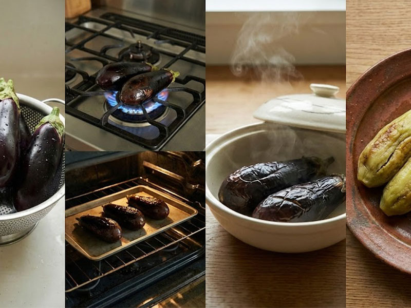 Patlıcanların Közlenmesi