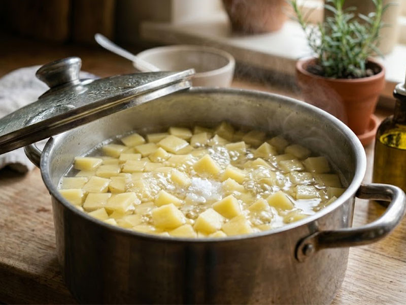 Patatesleri Haşlama