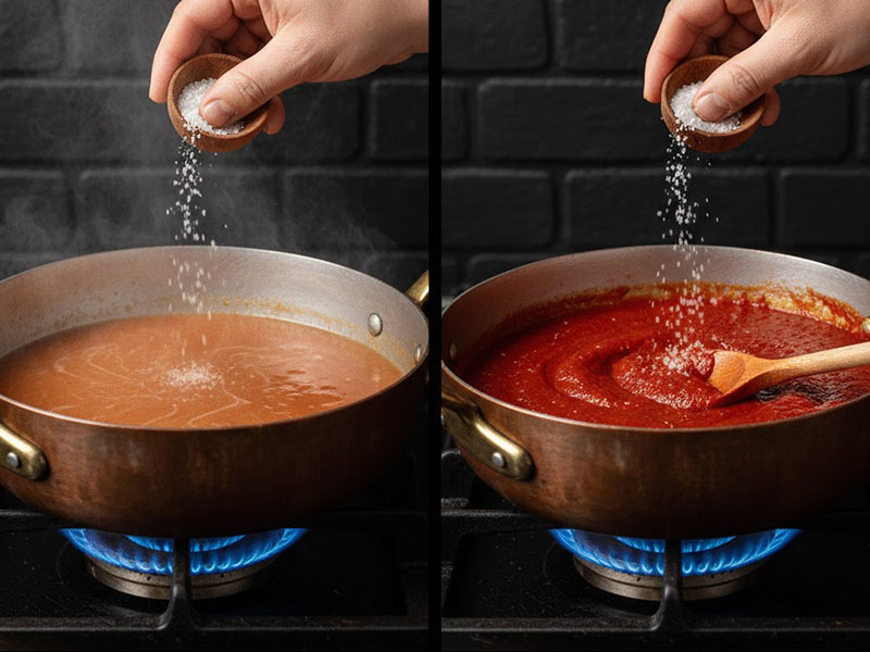 Tuz Ekleme Zamanına Dikkat Etme