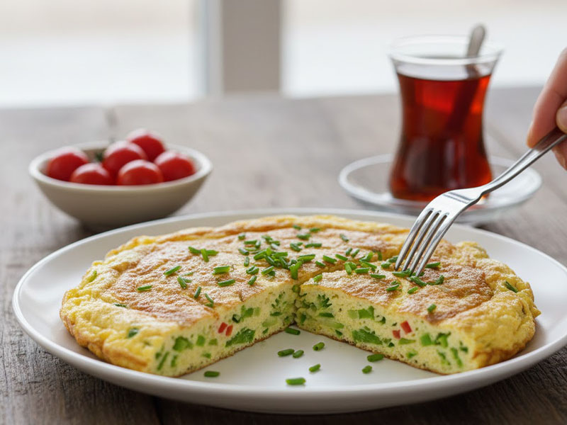 Sebzeli Omlet
