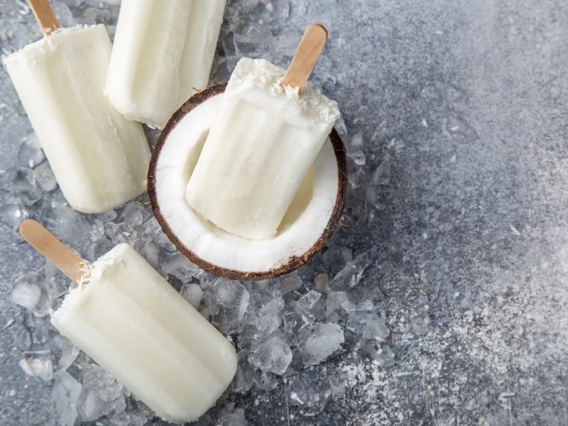 paletas de coco