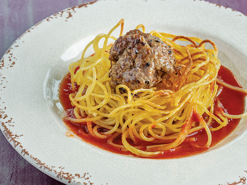 spagetti kuş yuvası