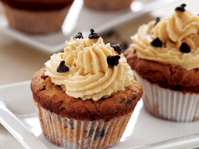 fıstık ezmeli çikolatalı muffin