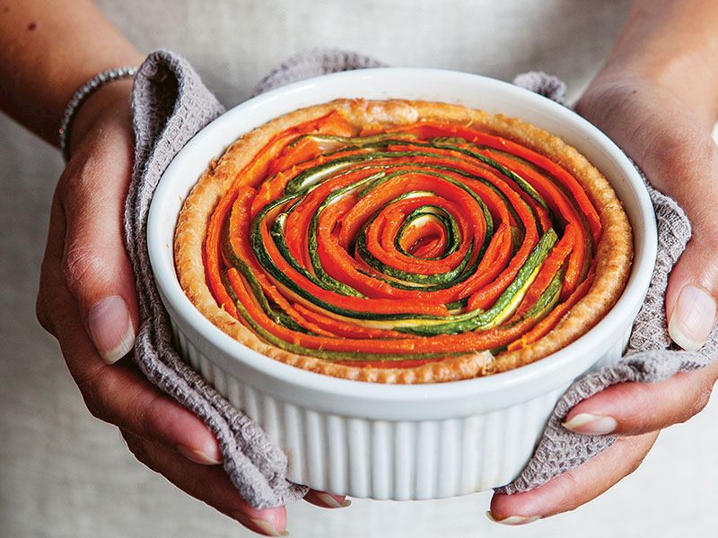 havuç ve kabaklı tart