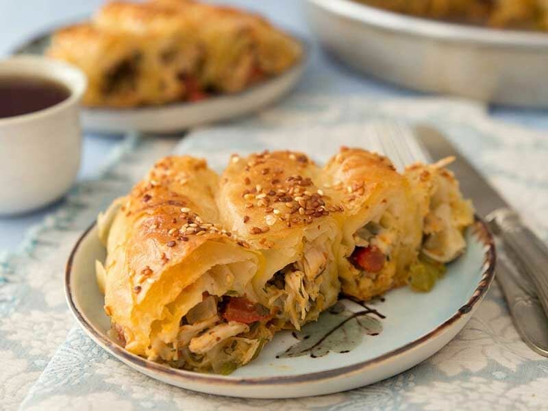 tavuklu börek