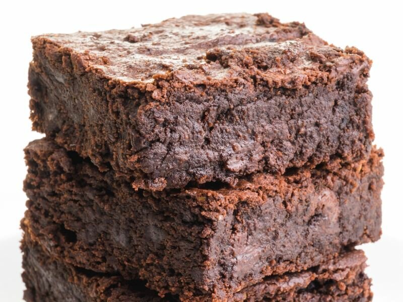 maş fasulyeli brownie