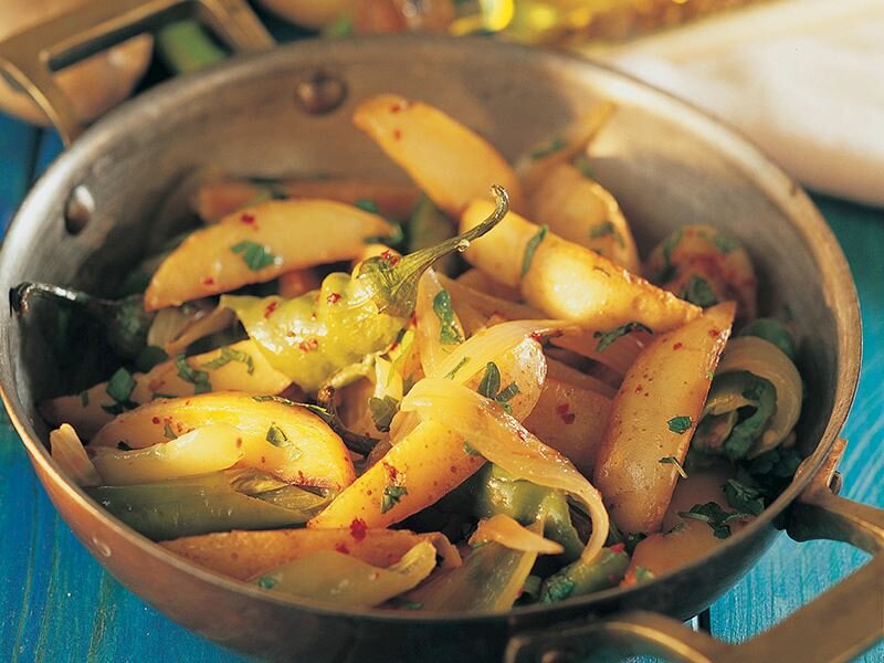 biberli patates tava