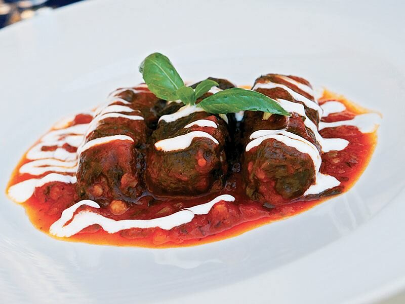 etli pazı sarması