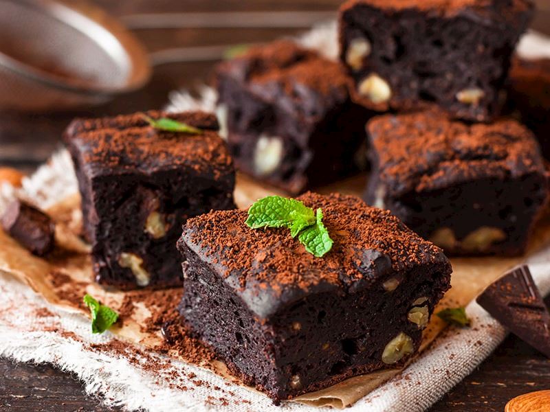 brownie tadında ıslak kek