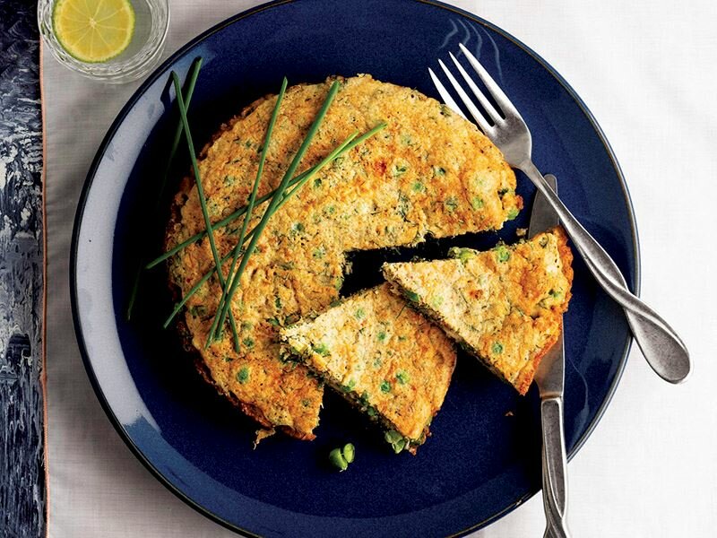 yulaflı bezelyeli omlet