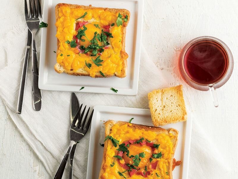 haşlanmış yumurtalı tost