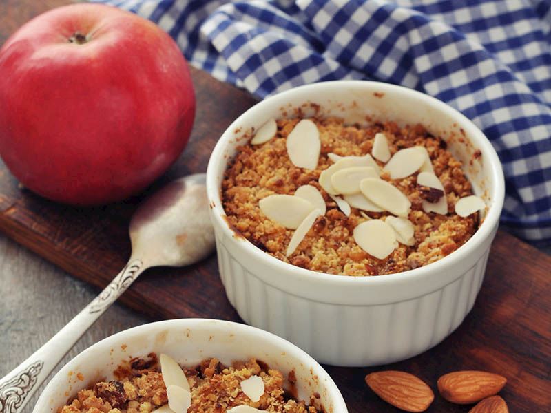 fit elmalı crumble