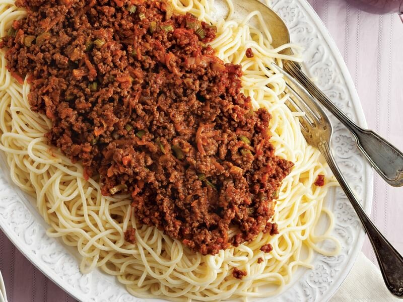 kıymalı spagetti
