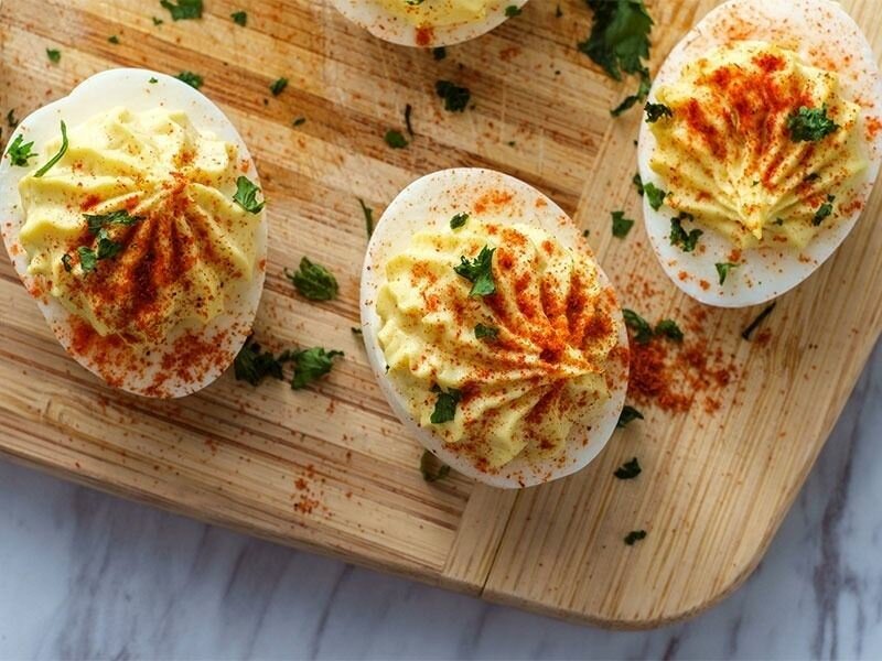 deviled eggs