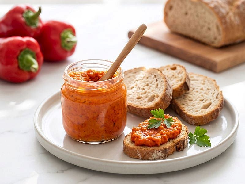 3 Kilo Kapya Biberle Kahvaltılık Ajvar Sos Tarifi