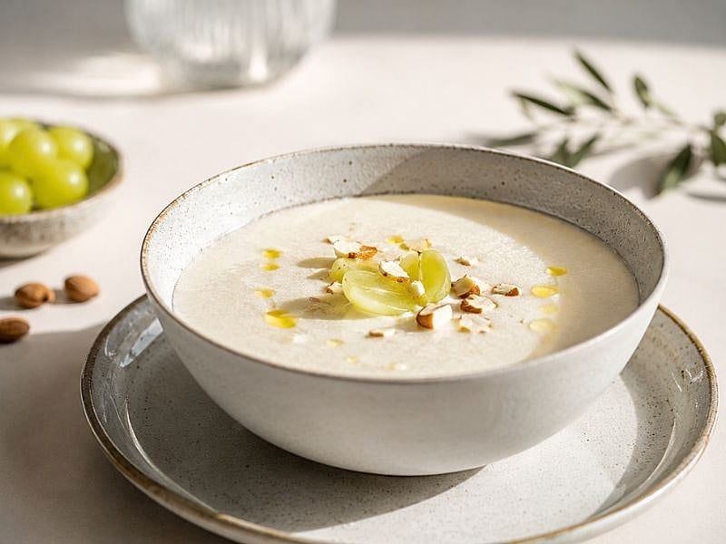Ajo Blanco (İspanyol Badem Çorbası) Tarifi