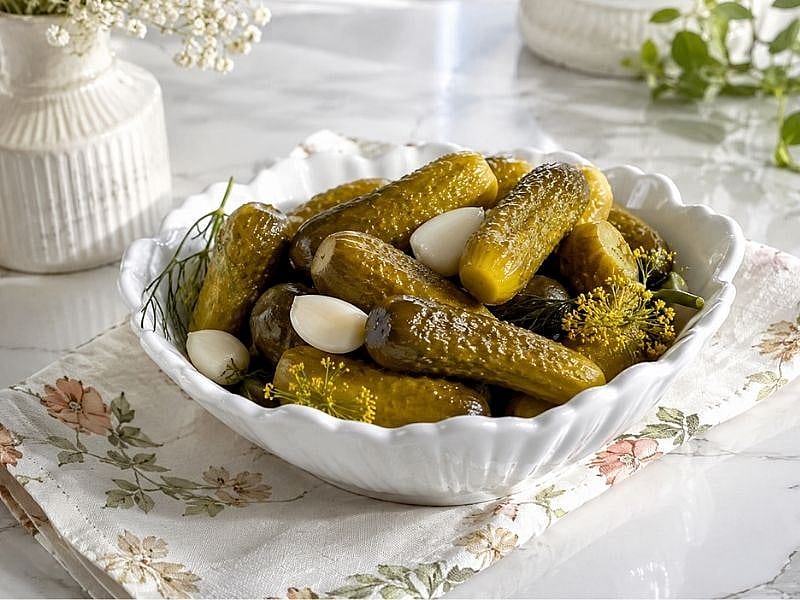ASLA ERİMEYEN KITIR KITIR SALATALIK TURŞUSU TARİFİ