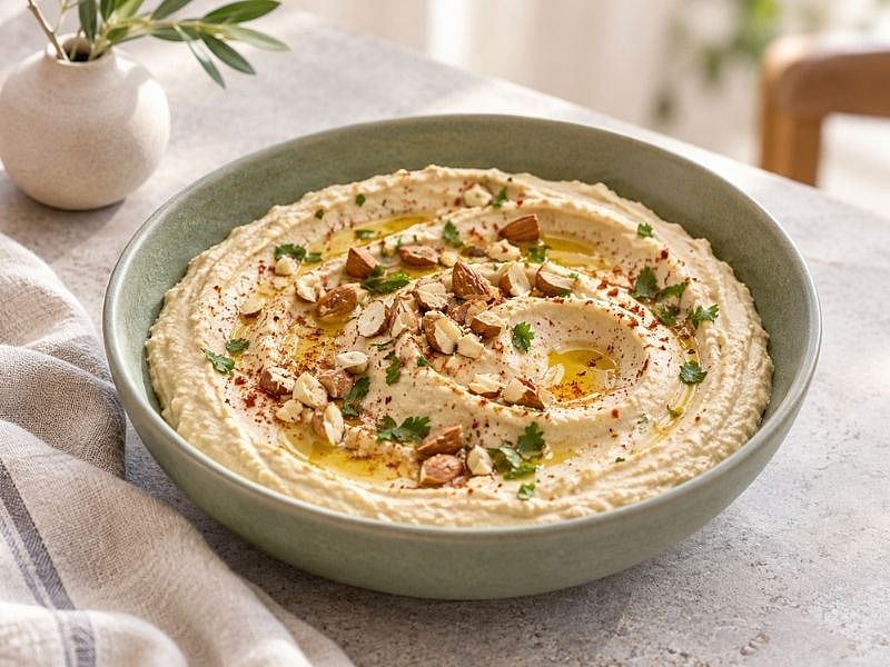 Bademli Humus Tarifi