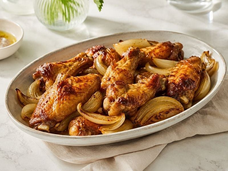 Ballı Köri Soslu Fırın Kanat Tarifi