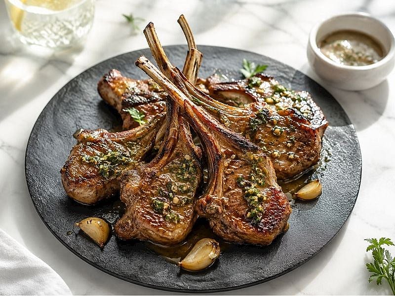 Ballı Sarımsak Soslu Kuzu Pirzola Tarifi