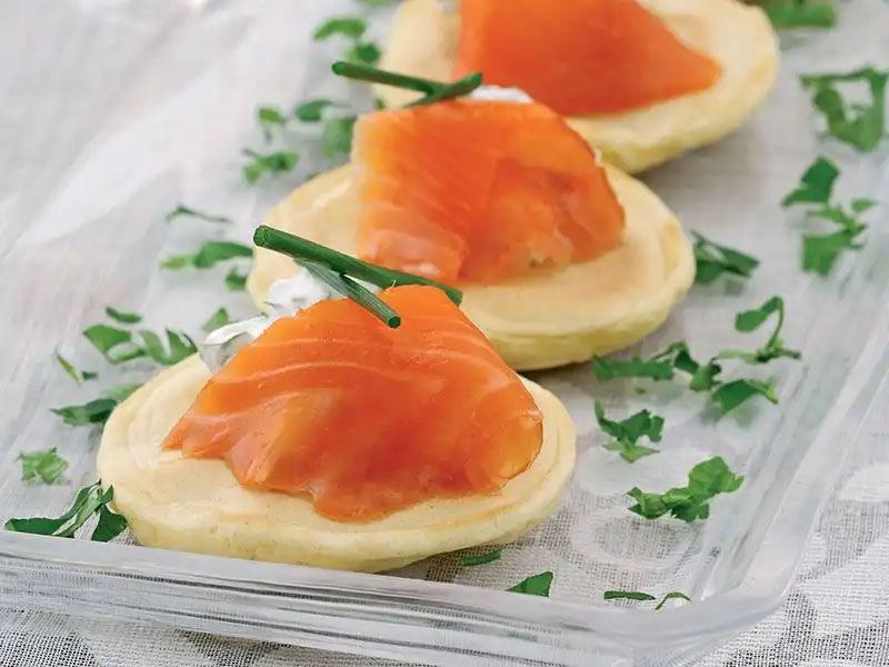 Blinis with Smoked Salmon