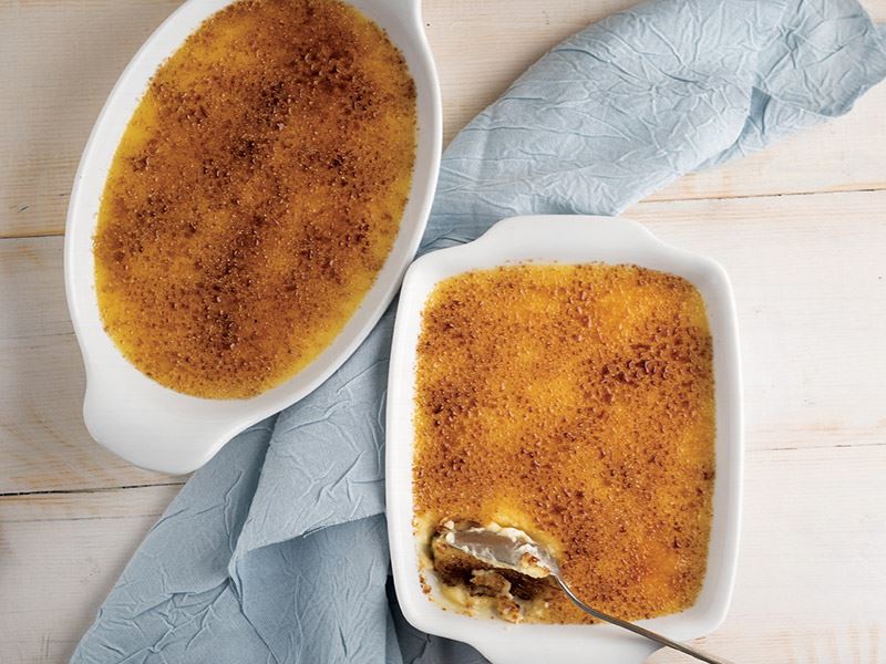 Çikolatalı creme brulee