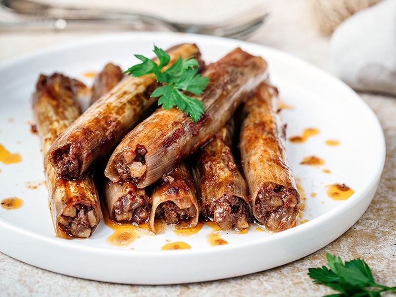 Etli Pırasa Dolması Tarifi