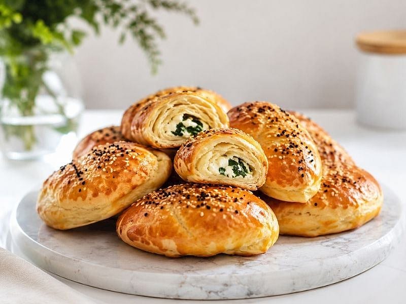 Evdeki Malzemelerle Kolay Poğaça Tarifi