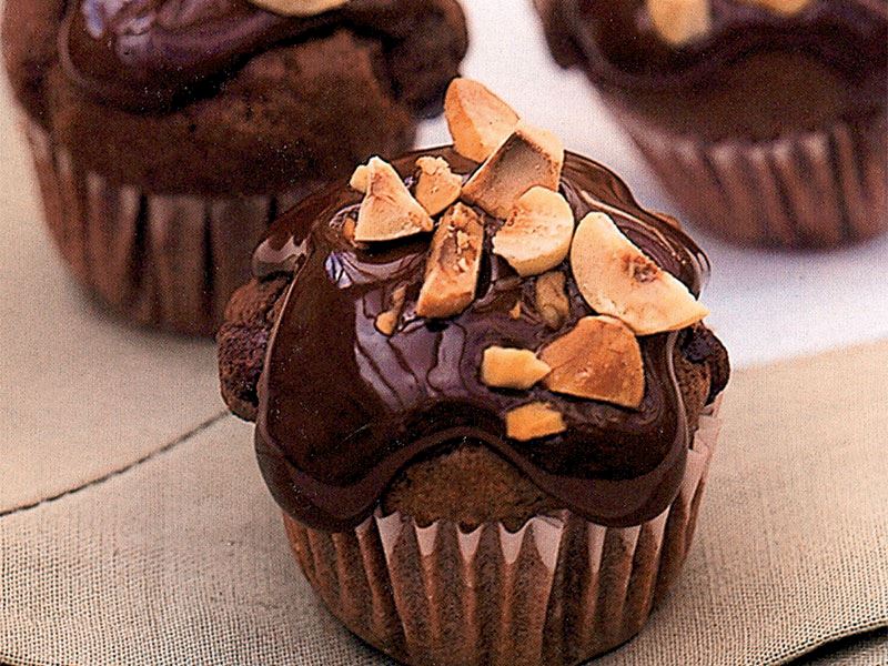 Fındıklı çikolatalı muffin
