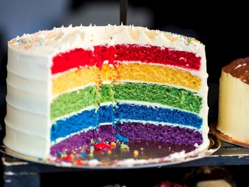 Gökkuşağı (Rainbow) Kek