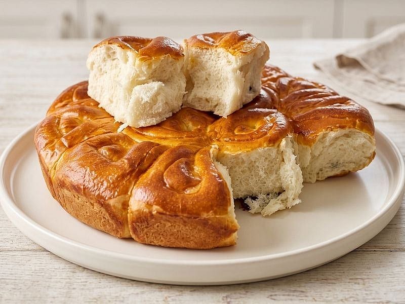 Gül Desenli Yumuşacık Kahvaltılık Çörek Tarifi