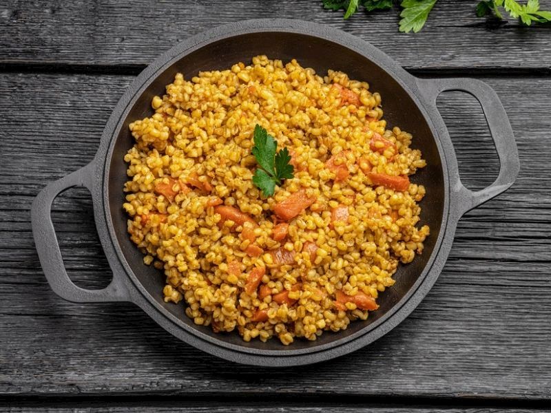 Havuçlu Bulgur Pilavı 