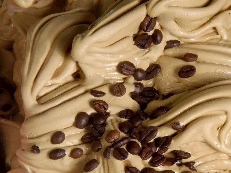 Homemade Coffee Gelato