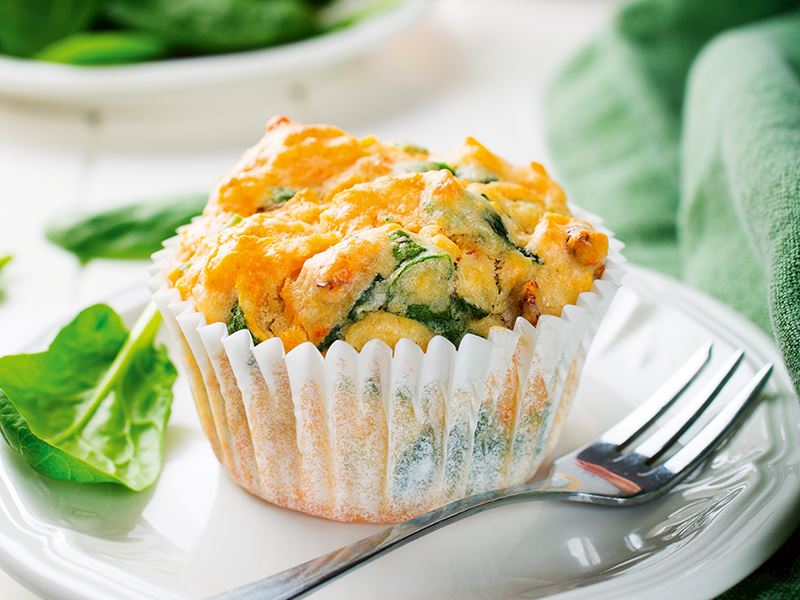 Ispanaklı muffin