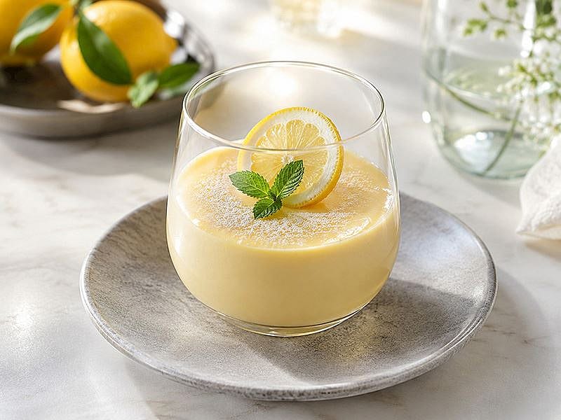 İtalyan Usulü Limon Budino Tarifi