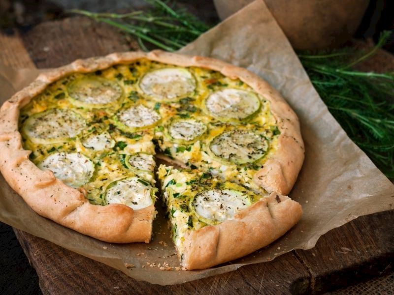 Kabaklı Peynirli Pizza