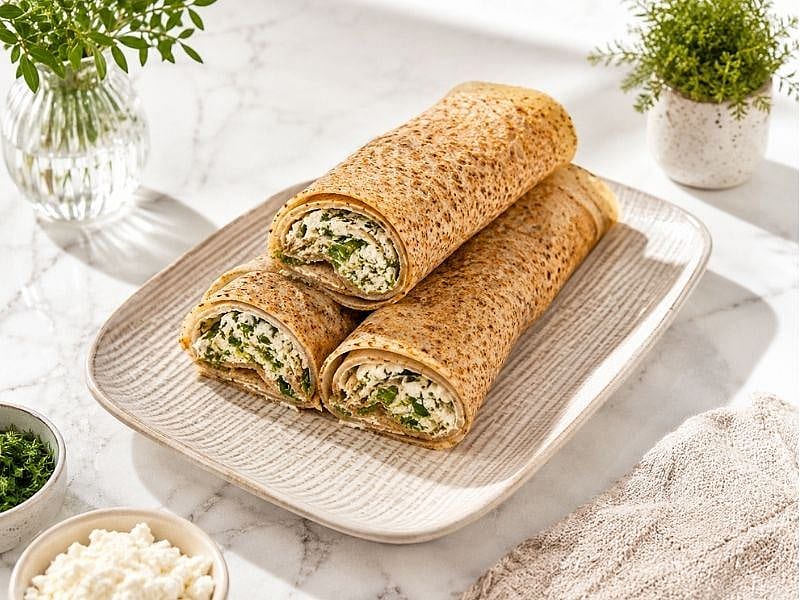 KAHVALTILIK TAM BUĞDAY UNLU KREP DÜRÜM TARİFİ